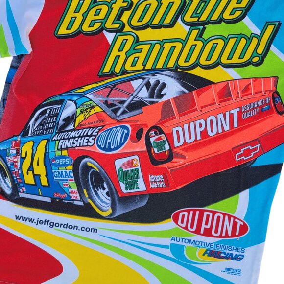 RARE Grail Jeff Gordon NASCAR Racing T-Shirt, All-Over Print, Size XL - Picture 12 of 15